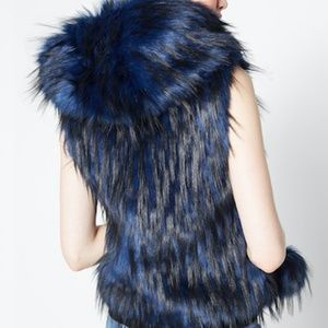 Faux Fur Ramy Brooks Hollie Vest